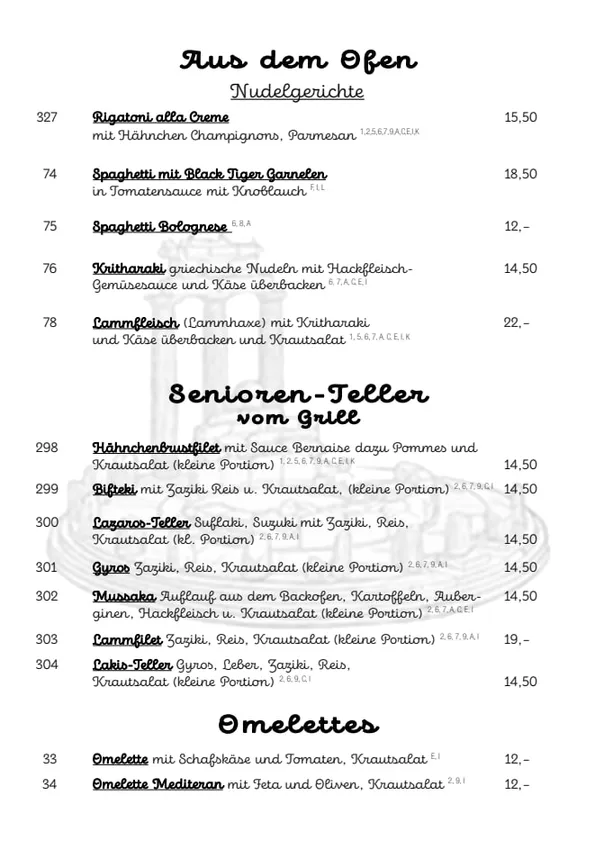 Speisekarte Seite 9